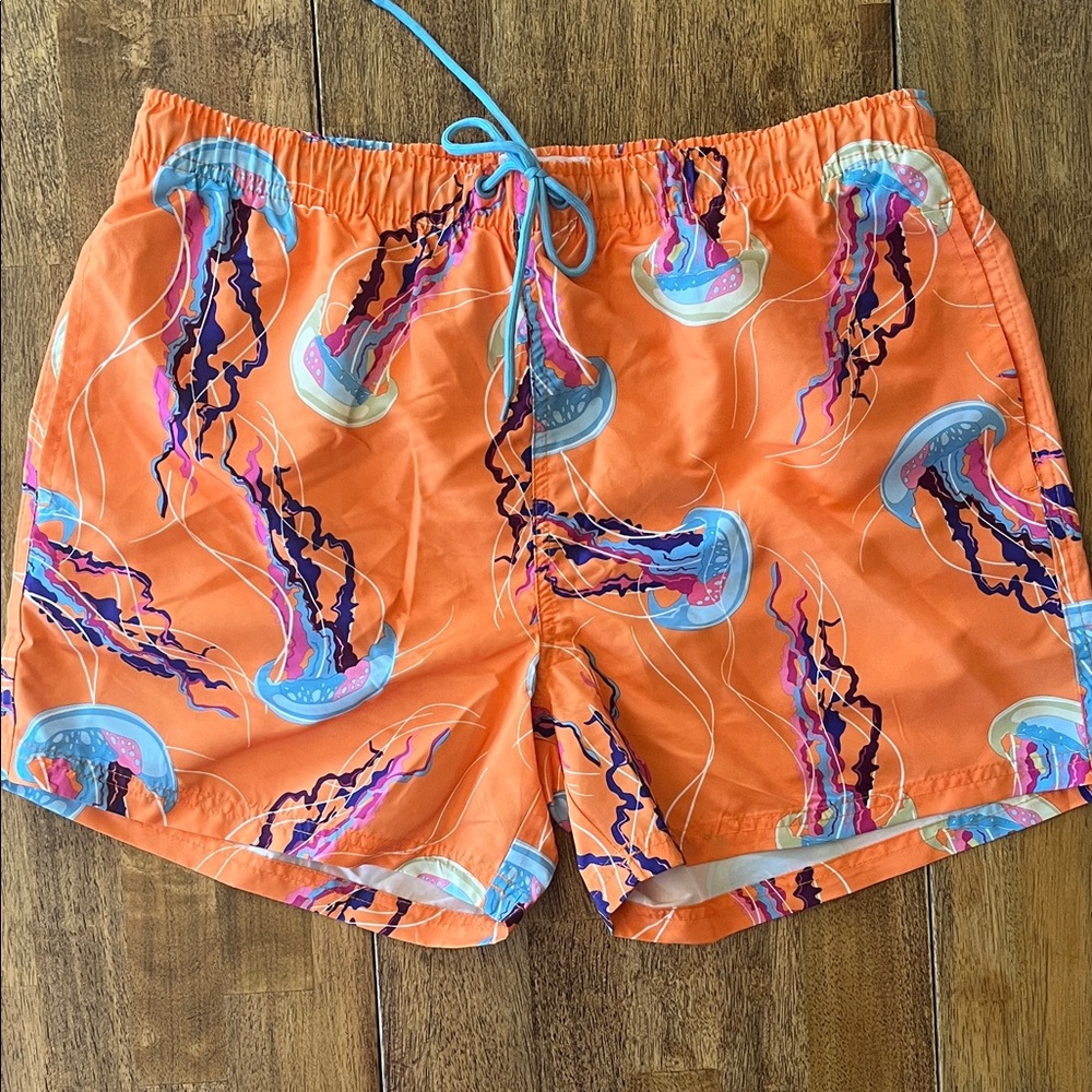 Men’s Vibrant Jellyfish Swim Trunks